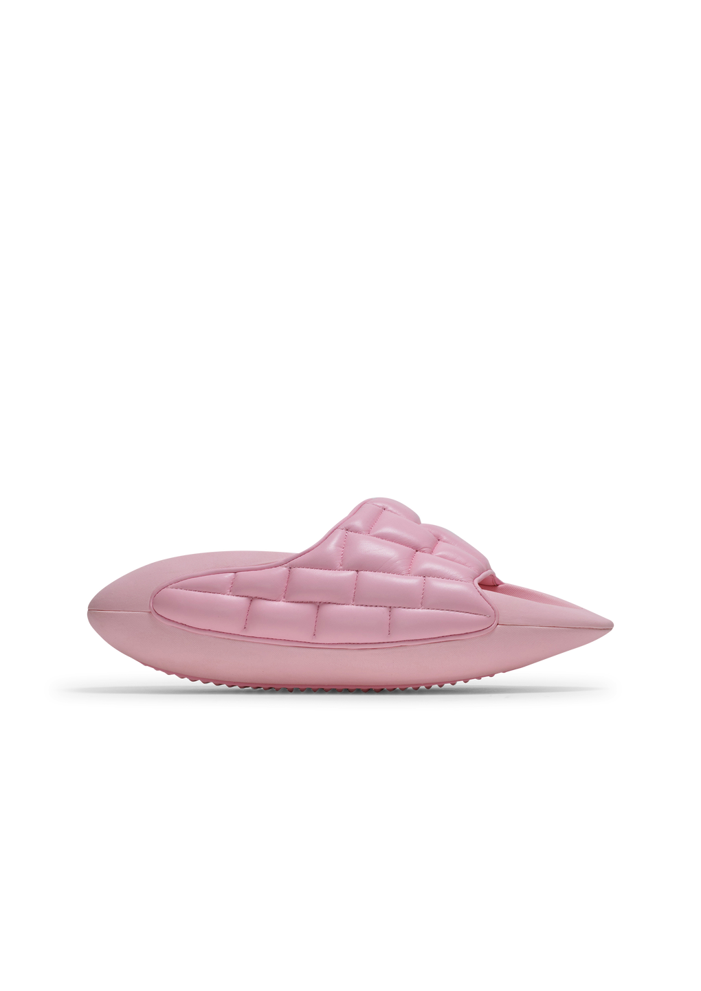 Quilted leather B-IT mules, pink, hi-res
